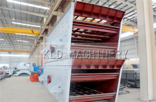 Circular vibrating screen