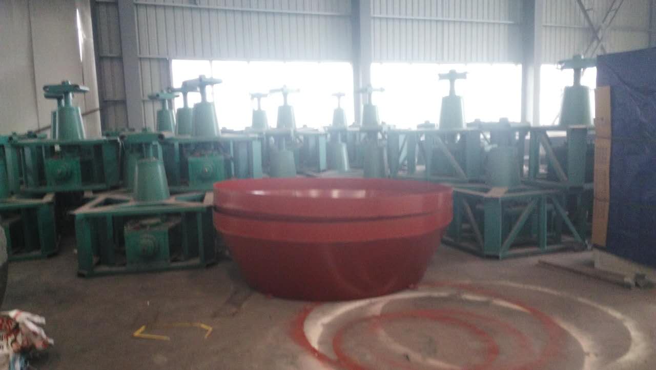  Gold ore grinding pan from KLD