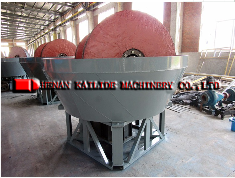  2017 Hot Sale High Quality Gold Ore Grinding Wet Milling Pan