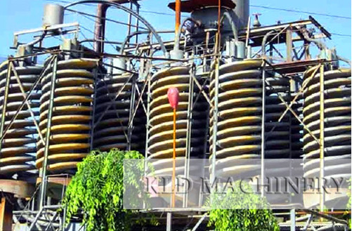 Spiral chute